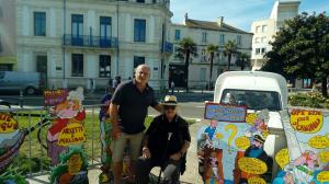photo de l'exposition au marché des brocateurs été 2025