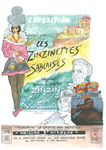 Affiche de l'exposition des zinzinettes de janvier 2026